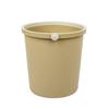 Cubo de basura para el hogar con aro, Contenedor de almacenamiento para sala de estar, cocina, baño, Papelera, Logo personalizable, Venta al por mayor, Almacenamiento creativo
