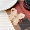 Pinza para el cabello Duowei Accessories de Aleación de Acetato Estilo Coreano, Pasador Extra Grande para la Parte Trasera de la Cabeza, Accesorio para el Cabello Simple y Elegante