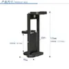 Lámpara de Escritorio Portátil con Pinza Soporte Trípode Luz Extensible Clip para Teléfono Móvil Tablet Dos en Uno Doble Uso Clip para Teléfono Móvil