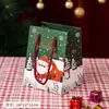 Bolsas de regalo de Navidad, Bolsas de tela de Navidad, Bolsas de regalo, Bolsas con forma de manzana, Bolsas de papel kraft, Bolsas plegables de manzana
