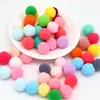 Al por Mayor en Stock Bolas de Pelo de Alta Elasticidad Niños Hechas a Mano DIY Bolas de Pelo Coloridas Pequeños Accesorios para Ropa Paquete de Materiales Decoraciones