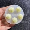 Mini molde de silicona para crema, arcilla, tierra, gotas de pegamento, pegamento UV, accesorios de cerámica suave, decoración de fundas de teléfono móvil