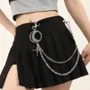 Europa y Estados Unidos cadena de joyería transfronteriza pantalones sexy cadena de metal cadena corporal luna cruz estrella cadena de cuerpo cadena de cintura multicapa cinturón de cintura