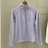 26 Ropa Nueva de Mujer Otoño Invierno Pulóver Elástico de Forro Polar con Media Cremallera Top Cálido Capa Base 487596