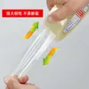 [Ming Shen] Cinta transparente BOPP caliente alta adherencia cinta de papelería de oficina longitud 100 yardas ancho selección múltiple