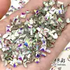 Cor de doce tamanho pequeno fundo plano diamante para arte de unha diamante formato misto diamante k9 vidro super brilho joias para arte de unha atacado
