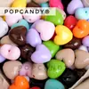 Cuentas Acrílicas de Color Natural en Forma de Corazón con Agujero Recto para Cadenas de Teléfono y Llaveros DIY, Cuentas Sueltas que No se Desvanecen