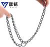 Venta Caliente E-commerce Anillo para Cuello de Perro de Acero Inoxidable SUS304 Anillo Doble Cadena Retorcida Cadena P Soldadura sin Costura Anillo de Cadena para Perro