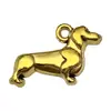 20 Mezcla de Aleación Vintage Dibujos Animados de Animales Perro Tazón Hueso Colgantes Pulsera Collar DIY Accesorios de Joyería Dijes