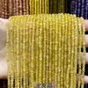 Suministrado directamente por el fabricante: cuentas redondas pequeñas de piedra natural, cuentas de arroz, cristal, turmalina, cuentas redondas de ágata, materiales hechos a mano para DIY, accesorios para pulseras