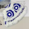 Sombrero de Conejo de Marea Nacional Despertar del León para Mujer Otoño e Invierno Estilo Chino Cálido Protección de Orejas Tejido a Mano Sombrero de Pescador Sombrero de Cabeza de Tigre Peludo