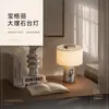 Lámpara de mesa recargable ambiental de mármol natural para dormitorio, estudio, hotel, bar, mesita de noche, mesa de comedor y escritorio