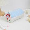 Ins Linda Chica Corazón Alto Valor Facial Casa Estuche Multifuncional para Lápices Bolsa de Almacenamiento de Gran Capacidad Caja de Papelería Bordada Nicho