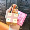 Chaveiro Criativo Caixa Surpresa 3D de Desenho Animado Pingente Divertido Caixa de Presente Pop-Up para Alívio do Estresse Pequeno Presente Atacado