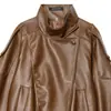 Chaqueta de Piel Sintética Simple Versátil de Moda Nueva Primavera 2026 para Mujer 4391872