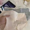 Roupa Íntima Casual Cor Pura para Meninas Algodão Puro Antibacteriano Crotch Estendido Confortável Cobertura de Quadril Cintura Média Fundo de Algodão Puro Crotch Calcinhas para Meninas
