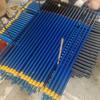 Atacado de fábrica vara de puçá de plástico reforçado com fibra de vidro, vara telescópica de posicionamento e isolamento, vara de puçá 2 metros 3 metros 4 metros vara multiuso