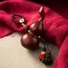 Llavero Colgante de Calabaza de Sándalo Cadena para Coche Anillo Llavero Juguete Portátil Creativo Personalizado para Hombres y Mujeres para Jugar