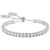 Prata Esterlina S925 Diamante Mosan Pulseira Tennis Ajustável Masculina e Feminina Luxo Leve Alta Qualidade Versátil Senso de Moda Outlet de Fábrica