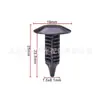Fijaciones Interiores de Techo y Maletero de Nylon para Automóviles Generales Tianyi, Clips de Cubierta, Clips de Barbilla, Fijaciones al por Mayor