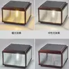 Luz Solar LED Impermeable Casual para Exteriores Lámpara de Paisaje Moderna para Patio de Villa Pilar de Puerta de Jardín Valla Luz de Cuatro Colores