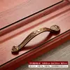 Manija de Latón Estilo Antiguo Manija Vintage Estilo Europeo para Gabinetes, Armarios y Cajones, Manija de Ferretería para Muebles Estilo Americano de Doble Agujero