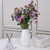 Nueva flor artificial de una rama 6 cabezas rosa de esquina planta de decoración del hogar flor de seda a juego para boda Rosa artificial