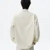 Camisa de manga larga tipo polo con cuello de color block, look de dos piezas estilo coreano para hombre, nueva colección primavera/otoño 2026, versátil y corte holgado