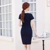 Vestido preto estilo quadril 2021, início da primavera, nova saia elegante e justa, cintura justa, emagrecedora, profissional, saia de um passo para mulheres no verão