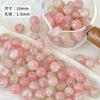 [Hielo] Cuentas sueltas de 10 mm, cuentas de vidrio, hechas a mano, para pulseras, collares, etc.