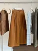 Pantalones Acampanados Retro de Pana Japonés Coreano para Mujer Otoño 2026 Nuevos de Cintura Alta Sueltos Adelgazantes Rectos Casuales