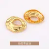 Broche de metal con diseño hueco en forma irregular, prendedor de corsage retro a la moda, accesorio para ropa, pasador anti-exposición