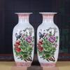 Vaso de cerâmica Jingdezhen cor de esmalte pastel figura de paisagem vaso cabaça de cera atacado ornamentos de decoração da moda para casa