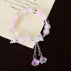 Nuevo Pulsera de Flor Explosiva Mariposa Estilo Chino para Mujeres, Pulsera de Cuentas de Vidrio de Pequeños Productos de Yiwu, Mejor Amigo de Estudiante Regalo de Cumpleaños