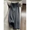 Primavera 2026 Nuevo Estilo Pantalones Casuales Rectos de Lana Mezclada Pantalones de Pierna Ancha para el Trabajo al por Mayor H19Ek5687