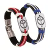 Novo Pulseira de Couro Genuíno Trançado Moda Japonesa e Coreana Pulseira de Couro de Vaca Genuíno Pulseira Pulseira Pulseira Unissex Pulseira de Casal