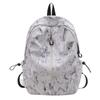 Mochila de Viaje Ligera Mochila de Lona Moderna Estudiantes Universitarios Casual Estampado Graffiti Mochila Escolar para Hombre Estudiantes de Secundaria Ligera