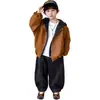 Traje para Niños Primavera y Otoño 2026 Nuevo Estilo Fresco y Elegante Chaqueta Falsa de Dos Piezas para Niños Pantalones Casuales a Cuadros para Niño Pequeño