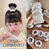Acessórios de Cabelo Infantis Coroa Tiara Princesa Headband Coreia do Sul Novo Estilo Argola de Cabelo de Pérola Menininha Coque Elástico Mulheres