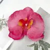 Tecido Não Tecido de Simulação Flores de Orquídea Phalaenopsis DIY Headdress Artesanal Acessórios de Materiais para Prendedor de Cabelo Decoração de Parede de Flores para Casa