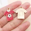 Fútbol Copa del Mundo Deporte Colgante de Aceite Goteante Accesorios de Joyería de Aleación DIY Colgante de Collar Llavero Insignia Conmemorativa