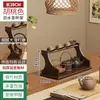 Portavasos de Escritorio, Estante de Exhibición Estilo Chino, Estante para Té, Pequeño Estante de Almacenamiento, Adorno de Mesa, Juego de Té, Estante de Almacenamiento y Exhibición para Tetera