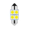 Luz de Leitura LED Dupla Ponta para Carro Yade 31mm 5050 4 LEDs Placa de Licença Luz de Teto Luz de Porta-Malas