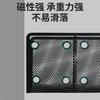 Porta-canetas de Metal de Grande Capacidade para Documentos de Escritório, Quadrado Simples para Armazenamento de Pequenos Objetos, Porta-canetas Magnético de Ferro