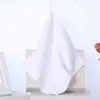 Toalha Facial de Fibra Ultrafina Pequena Toalha de Mão Limpeza de Suor Pano de Pendurar Absorvente Branco Lenço de Criança Toalha Quadrada Pequena Venda por Atacado