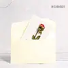 Cartões de Cumprimentos, Cartões Pequenos, Flores de Rosa Secas, Cartões de Bênção para Feriados, Estilo Artístico e Fresco, Pequenos Presentes DIY de Aniversário, Atacado