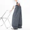 Pantalones Casuales de Cuadros para Mujer 2025 Primavera Nuevo Estilo Estilo Perezoso Relajado Cintura Elástica Holgados Aspecto Adelgazante Pantalones Deportivos de Pierna Ancha