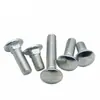 Tornillos de Carro de Grado 4.8 Pernos Galvanizados para Estructuras de Puentes y Estanterías, Cabeza Plana, Cabeza Semiredonda, Refuerzo de Cabeza Plana Grande Estándar Nacional