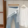 Cortina de Malla de Encaje Estilo Coreano para Niñas, Falda Base a Capas de Moda, Falda de Gasa con Cordones Personalizada