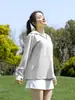 2026 Novo Modelo Jaqueta Feminina de Seda de Gelo com Proteção Solar de Aba Larga Removível, Roupa de Proteção Solar para Ciclismo com Proteção UV, Casaco Leve